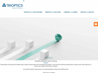 trioptics.com Webseite Vorschau
