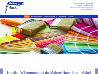 nuck-malerei.ch Webseite Vorschau