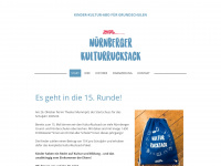 nuernberger-kulturrucksack.de Webseite Vorschau