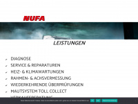 nufa.at Webseite Vorschau