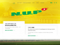 nup.ch Webseite Vorschau