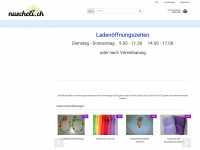 nuscheli.ch Webseite Vorschau