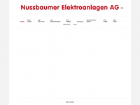nussbaumer-ag.ch Webseite Vorschau