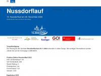 nussdorf-lauf.de Webseite Vorschau