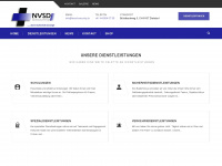 nvsd-security.ch Webseite Vorschau
