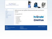 nyffeler-maschinen.ch Webseite Vorschau