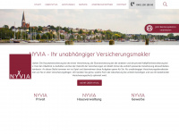 nyvia.de Webseite Vorschau