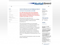 nz3.ch Webseite Vorschau