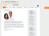 ortho-trauma-plus.de Webseite Vorschau