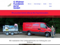 o-widmergmbh.ch Webseite Vorschau