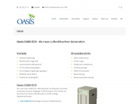 oasis.ch Webseite Vorschau