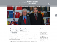 oberbichler-kramer.at Webseite Vorschau