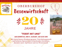 oberburehof.de Webseite Vorschau