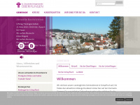 oberiflingen-evangelisch.de Webseite Vorschau