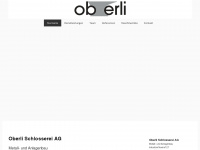 oberliag.ch Webseite Vorschau