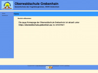 oberwaldschule-grebenhain.de Webseite Vorschau