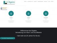 objektahausverwaltung.de Webseite Vorschau