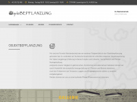 objektbepflanzung.at Webseite Vorschau