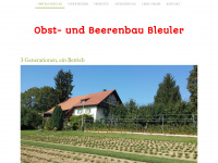 obstbaubleuler.ch Webseite Vorschau