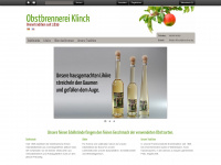 obstbrennerei-klinck.de Webseite Vorschau