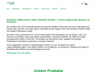 obsthof-sattler.de Webseite Vorschau