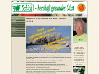 obsthof-schick.de Webseite Vorschau