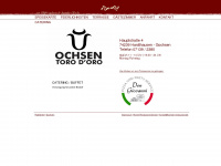 ochsen-restaurant.de Webseite Vorschau