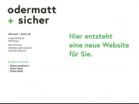 odermatt-sicher.ch Webseite Vorschau