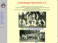 loewenberger-sv.de Webseite Vorschau
