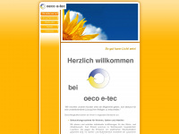 oeco-e-tec.de Webseite Vorschau