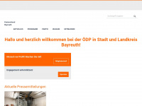 oedp-bayreuth.de Webseite Vorschau