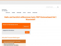 oedp-hof-wunsiedel.de Webseite Vorschau
