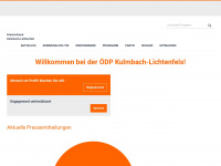oedp-kulmbach-lichtenfels.de Webseite Vorschau