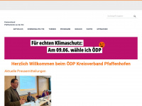 oedp-paf.de Webseite Vorschau