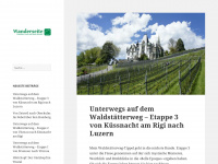 wanderseite.ch Webseite Vorschau