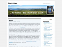 oeko-habitate.de Webseite Vorschau