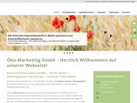 oeko-marketing.ch Webseite Vorschau