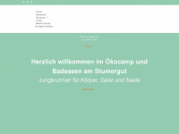 oekocamp.at Webseite Vorschau