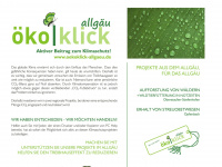 oekoklick-allgaeu.de Webseite Vorschau