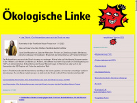 oekologische-linke.at Webseite Vorschau