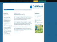 oekomax.de Webseite Vorschau