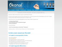 oekonal.de Webseite Vorschau