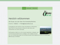 oekonoforst.de Webseite Vorschau
