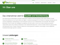 oekoservice-gmbh.de Webseite Vorschau