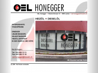 oel-honegger.ch Webseite Vorschau