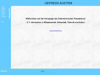 oepress.at Webseite Vorschau