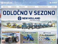 newholland.si Webseite Vorschau