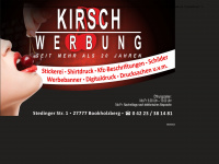 kirsch-werbung.com Webseite Vorschau