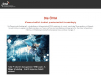 oevia.at Webseite Vorschau