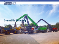 oevermoehle-recycling.de Webseite Vorschau